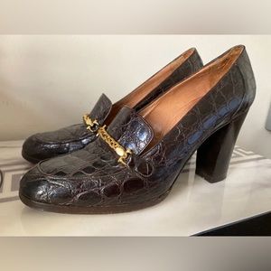 Crocodile heels